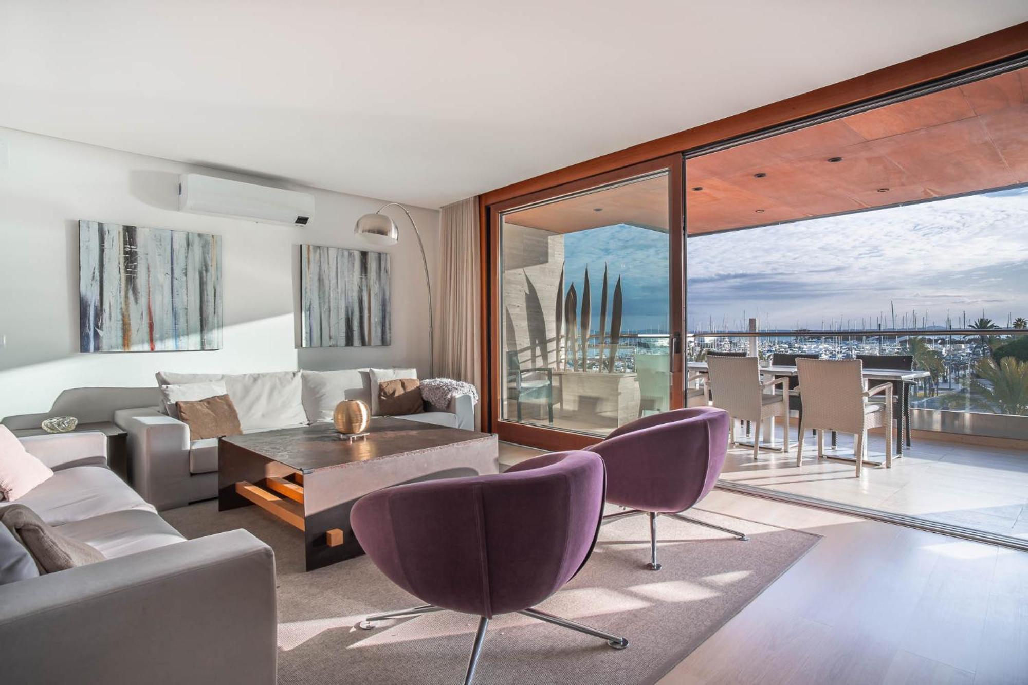 Luxury Sea View Apartment In Puerto De Alcudia Kültér fotó
